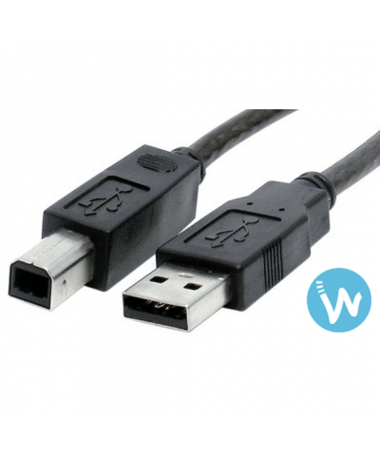 Câble USB 2.0 AB - M/M - 1M80