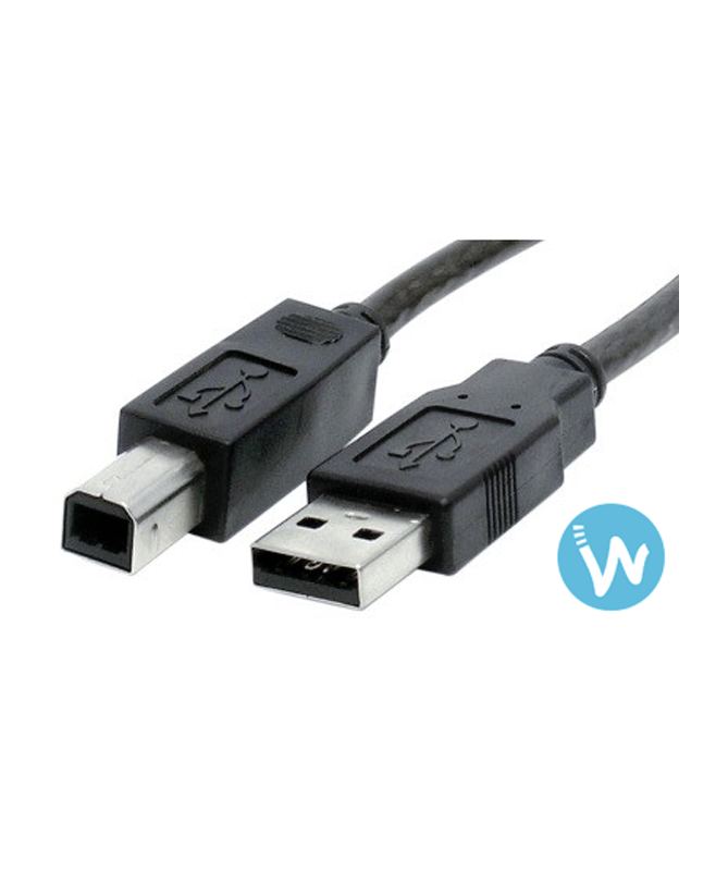 Câble USB 2.0 AB - M/M - 1M80