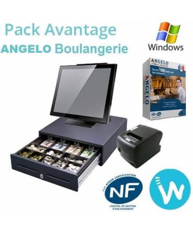 Pack caisse enregistreuse tactile Pack Avantage ANGELO BOULANGERIE