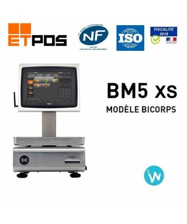 Balance de caisse tactile BM5 XS + logiciel ETPOS